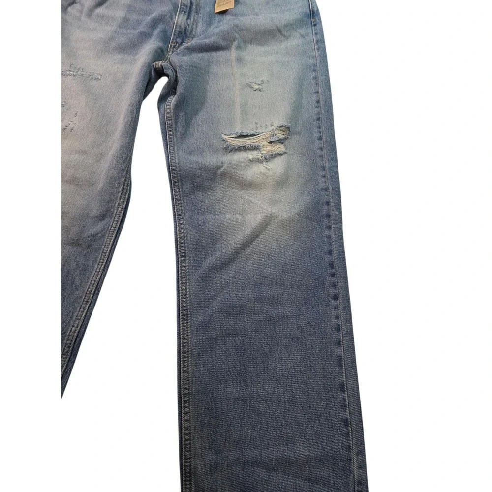 Levi's 550 Relaxed Fit Jeans Distressed Denim Faded Wash Mens Size‎ 38x30